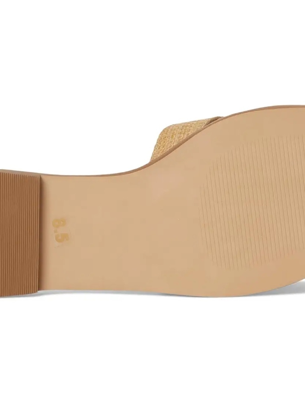 Steve Madden Gold Woven Slide Mule - Picture 6 of 9